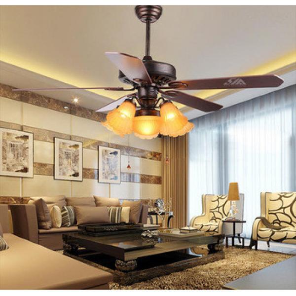 52 inch American village style ceiling fan with light indoor&amp;out door use
