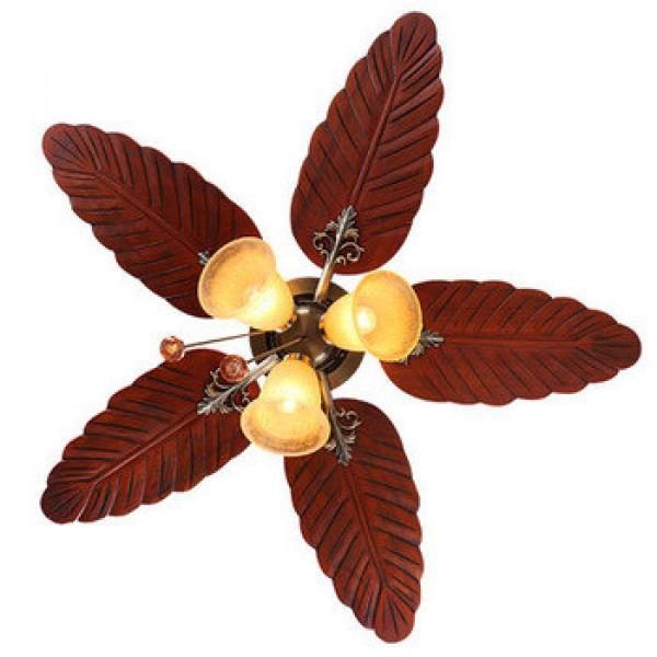 48 inch energy star ceiling fan with reversible wood blade and 3 pieces light kit with archaize glass