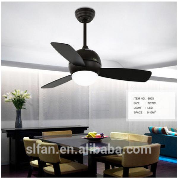 36&quot; inch cuty ceiling fan Black blades and glass light kits for kid&#39;s room house AC/DC motor