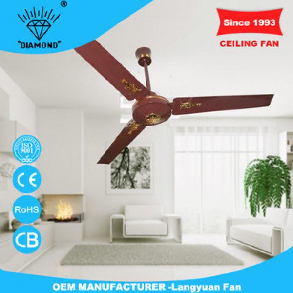 Best selling products 56 inch red remote control 220 volt ceiling fan with led light with low noise