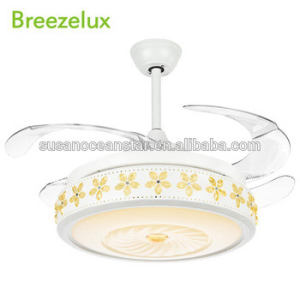 Hot Selling Modern Circular LED Pendant Light Remote Control Ceiling Fan With Light