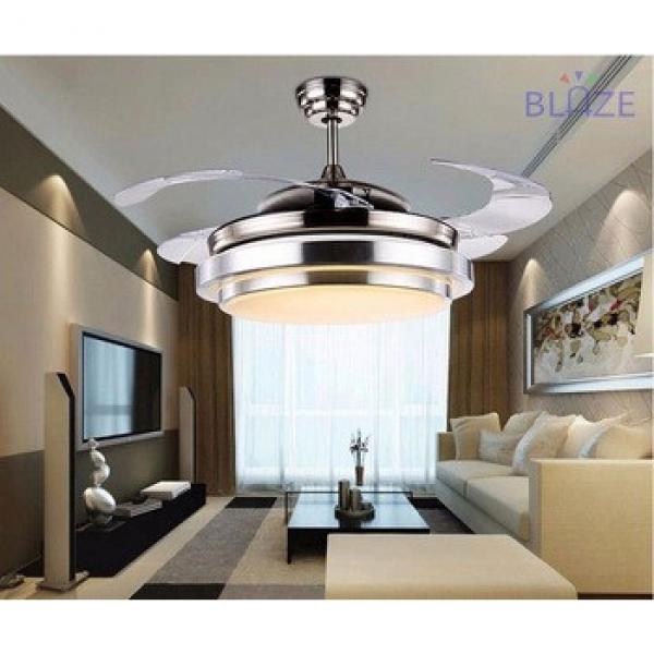 led ceiling lights ceiling fan remote control 220v hidden blades modern
