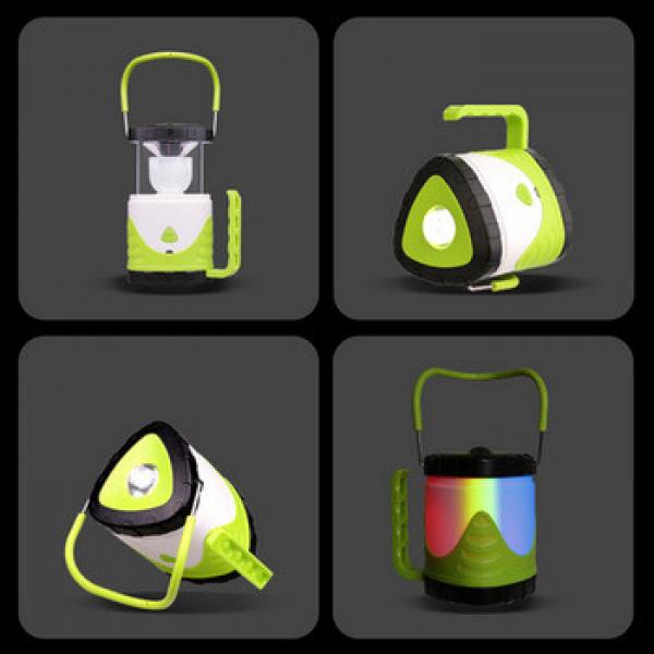 LED Camping Lantern Light Hanging Tent Lamp with Ceiling Fan Outdoor Sumer Night Fishing Hiking Light