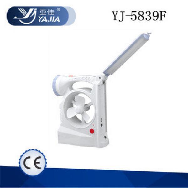 yajia yj-5839F 1W+36LED rechargeable FAN Light