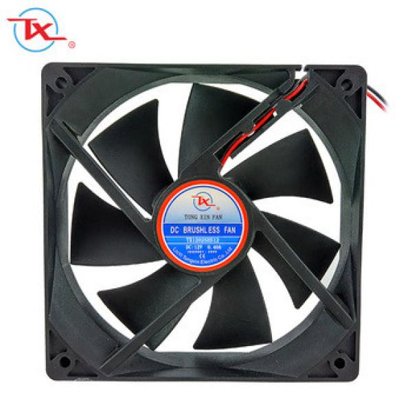 cheap 120*120*25mm dc computer fan 12025 12v dc cpu cooling fan 12cm light weight ceiling fan