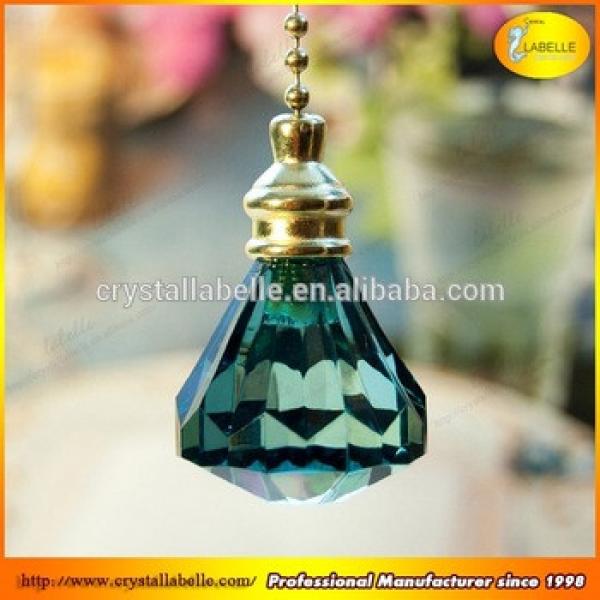 Dazzling Crystal Ceiling FAN Pull Chains Crystal Chandelier Parts