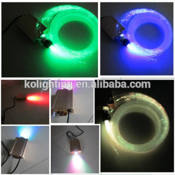 Competitive price night light 16W bright RGB color LED fiber optic illuminator decorative fiber optic lights