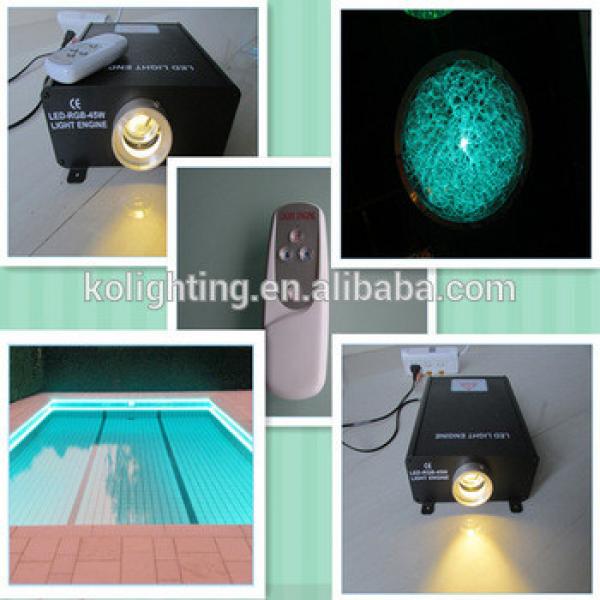 Ceiling constellation and starry bright light 45W RGB mixing color LED fiber optic illuminator