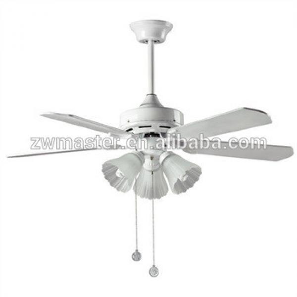 Chinese 42inch plywood blade cooling ceiling fan with light