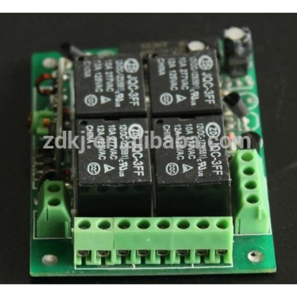 Customized RF 315/433Mhz wireless Receiver module with remote for light 4ch