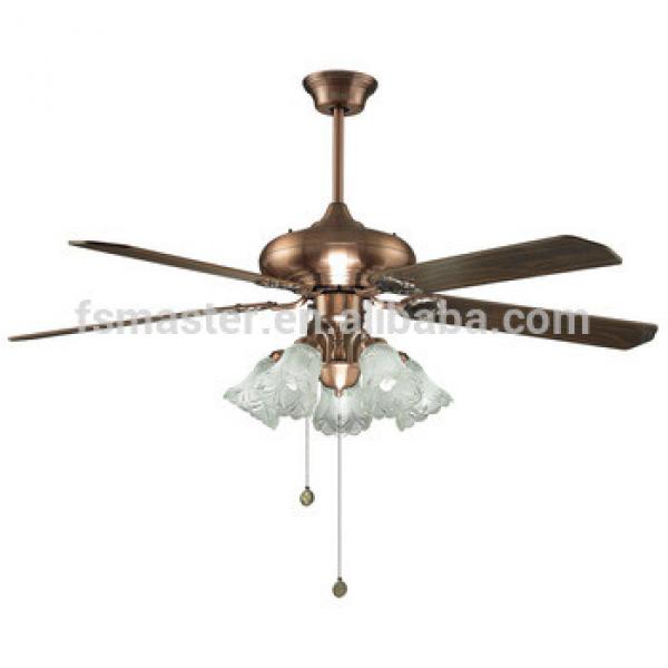 Luxury villa decorative 4 bladers ceiling fan with light